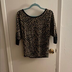 Leopard Print Women's Top